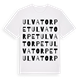 Ulvatorpet ordlek t-shirt