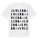 White t-shirt med Ulvberga ordlek t-shirt