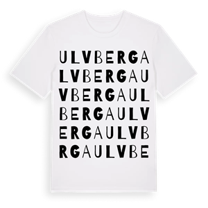 Ulvberga ordlek t-shirt – ekologisk bomull t-shirt från Pinshirt