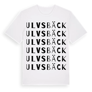 Ulvsbäck ordlek t-shirt – ekologisk bomull t-shirt från Pinshirt