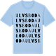 Blue Soul t-shirt med Ulvsboda ordlek t-shirt