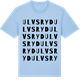 Blue Soul t-shirt med Ulvsryd ordlek t-shirt