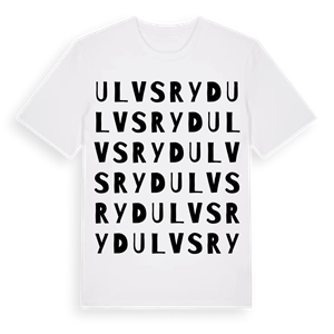 Ulvsryd ordlek t-shirt – ekologisk bomull t-shirt från Pinshirt