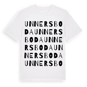 Unnersboda ordlek t-shirt – ekologisk bomull t-shirt från Pinshirt