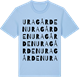 Blue Soul t-shirt med Uragården ordlek t-shirt