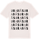 Vintage White t-shirt med Uranäs ordlek t-shirt