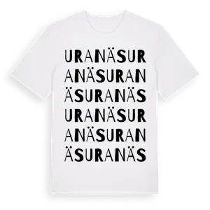 Uranäs ordlek t-shirt – ekologisk bomull t-shirt från Pinshirt