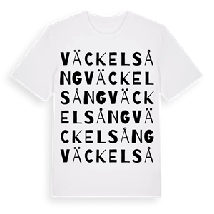 Väckelsång ordlek t-shirt – ekologisk bomull t-shirt från Pinshirt
