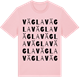 Pink Cotton t-shirt med Vägla ordlek t-shirt