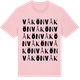 Pink Cotton t-shirt med Våkön ordlek t-shirt