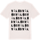 Vintage White t-shirt med Våkön ordlek t-shirt