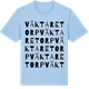 Blue Soul t-shirt med Väktaretorp ordlek t-shirt