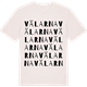 Vintage White t-shirt med Välarna ordlek t-shirt