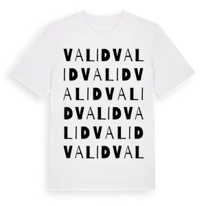 Valid ordlek t-shirt – ekologisk bomull t-shirt från Pinshirt