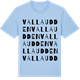 Blue Soul t-shirt med Vallaudden ordlek t-shirt