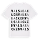 Valsabacken ordlek t-shirt