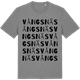 Mid Heather Gray t-shirt med Vångsnäs ordlek t-shirt