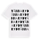 White t-shirt med Vännaryd ordlek t-shirt