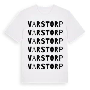 Varstorp ordlek t-shirt – ekologisk bomull t-shirt från Pinshirt