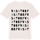 Vintage White t-shirt med Vasatorp ordlek t-shirt