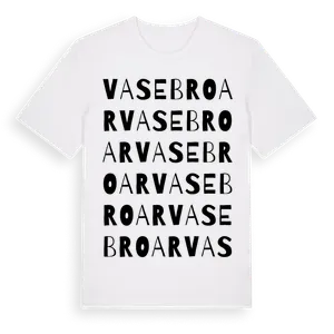 Vasebroar ordlek t-shirt – ekologisk bomull t-shirt från Pinshirt