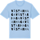 Blue Soul t-shirt med Västarhaga ordlek t-shirt