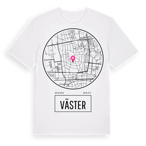 Väster t-shirt – ekologisk bomull t-shirt från Pinshirt