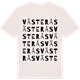 Vintage White t-shirt med Västerås ordlek t-shirt