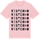Pink Cotton t-shirt med Västermo ordlek t-shirt