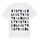 Västra Bökhult ordlek t-shirt
