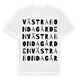 Västra Bondagården ordlek t-shirt