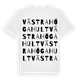 Västra Högahult ordlek t-shirt