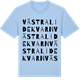 Blue Soul t-shirt med Västra Lidekvarn ordlek t-shirt