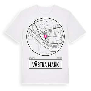 Västra Mark t-shirt – ekologisk bomull t-shirt från Pinshirt