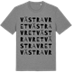 Mid Heather Gray t-shirt med Västra Vret ordlek t-shirt