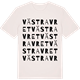 Vintage White t-shirt med Västra Vret ordlek t-shirt
