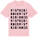 Pink Cotton t-shirt med Västregården ordlek t-shirt