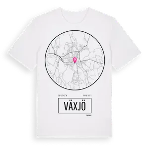 Växjö t-shirt – ekologisk bomull t-shirt från Pinshirt