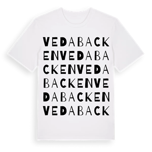 Vedabacken ordlek t-shirt – ekologisk bomull t-shirt från Pinshirt