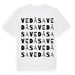 Vedåsa ordlek t-shirt – ekologisk bomull t-shirt från Pinshirt