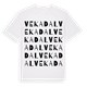 Vekadal ordlek t-shirt