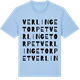 Blue Soul t-shirt med Verlingetorpet ordlek t-shirt