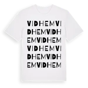 Vidhem ordlek t-shirt – ekologisk bomull t-shirt från Pinshirt