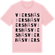Pink Cotton t-shirt med Viersnäs ordlek t-shirt