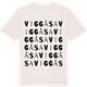 Vintage White t-shirt med Viggåsa ordlek t-shirt