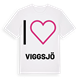 Jag älskar Viggsjö t-shirt stort tryck