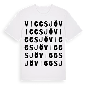 Viggsjö ordlek t-shirt – ekologisk bomull t-shirt från Pinshirt