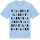 Blue Soul t-shirt med Vikarna ordlek t-shirt