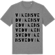 Mid Heather Gray t-shirt med Vikensved ordlek t-shirt