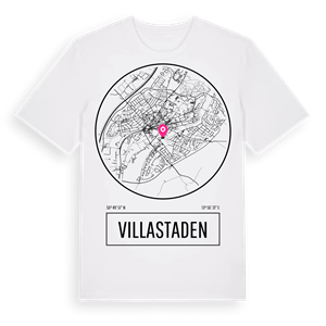 Villastaden t-shirt – ekologisk bomull t-shirt från Pinshirt